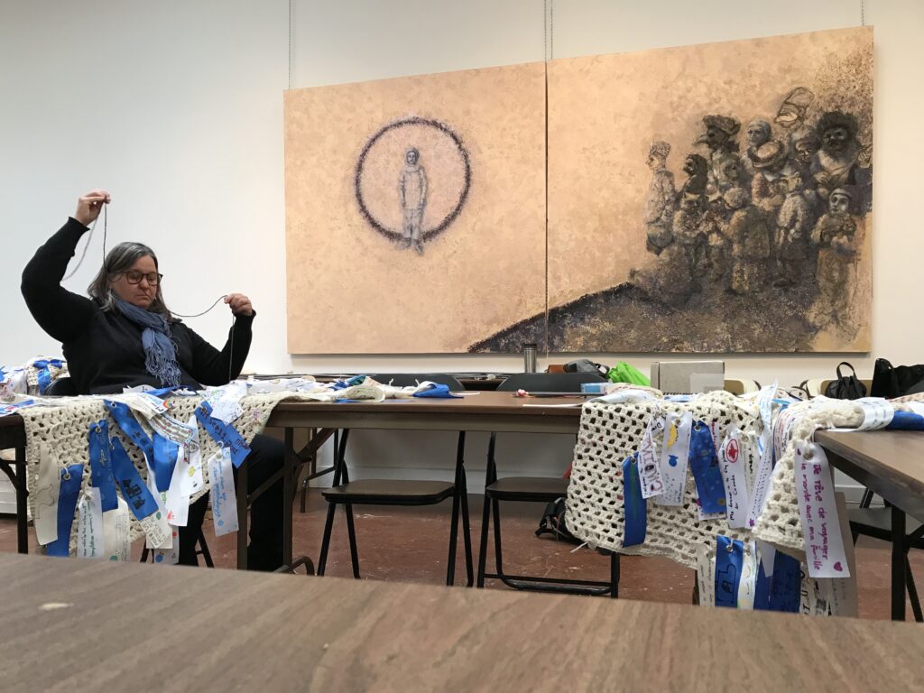 Attaching hooks to metal bars