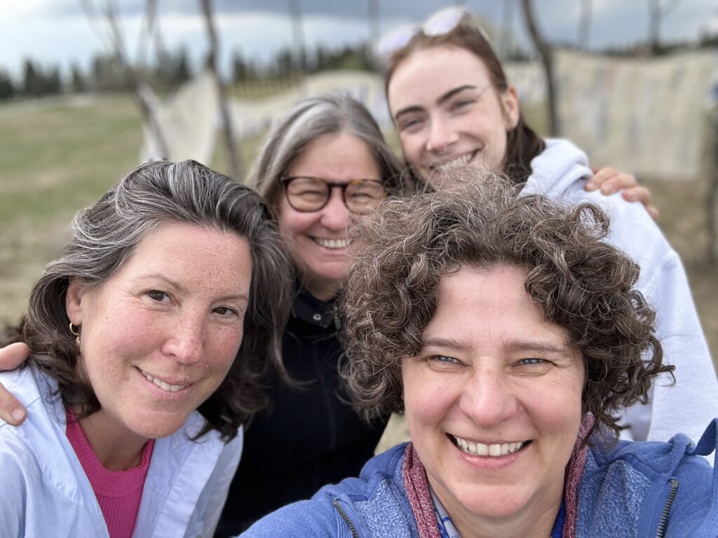 Happy, work accomplished. Photo credit Patricia Lortie