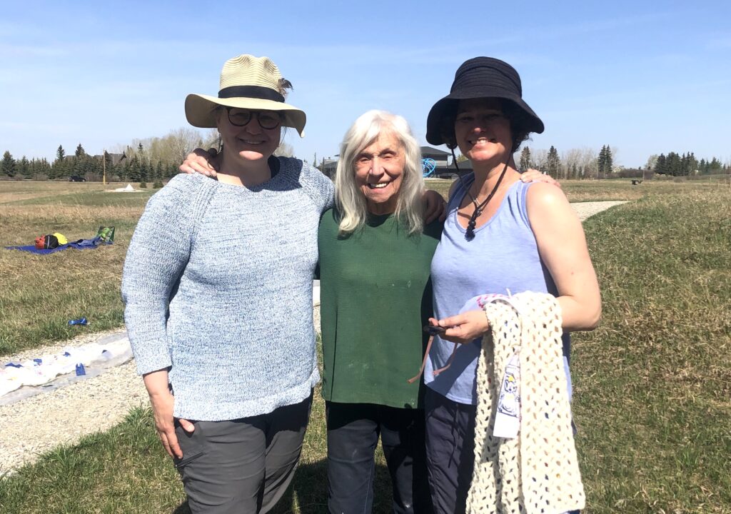 TOD construction, first day with artist Katie Ohe, Photo credit Kelly Ray