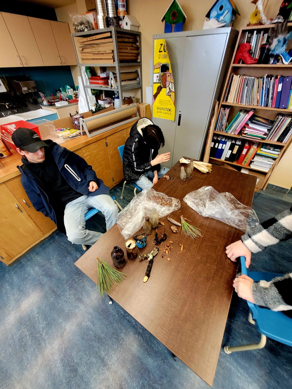 Collecte d'artéfacts et de sons