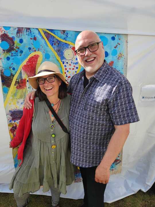 Marie-Hélène Comeau et Michel Vallée, PDG Culture pour tous