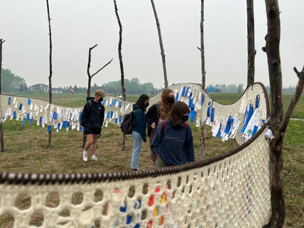 Volunteers from West Island College