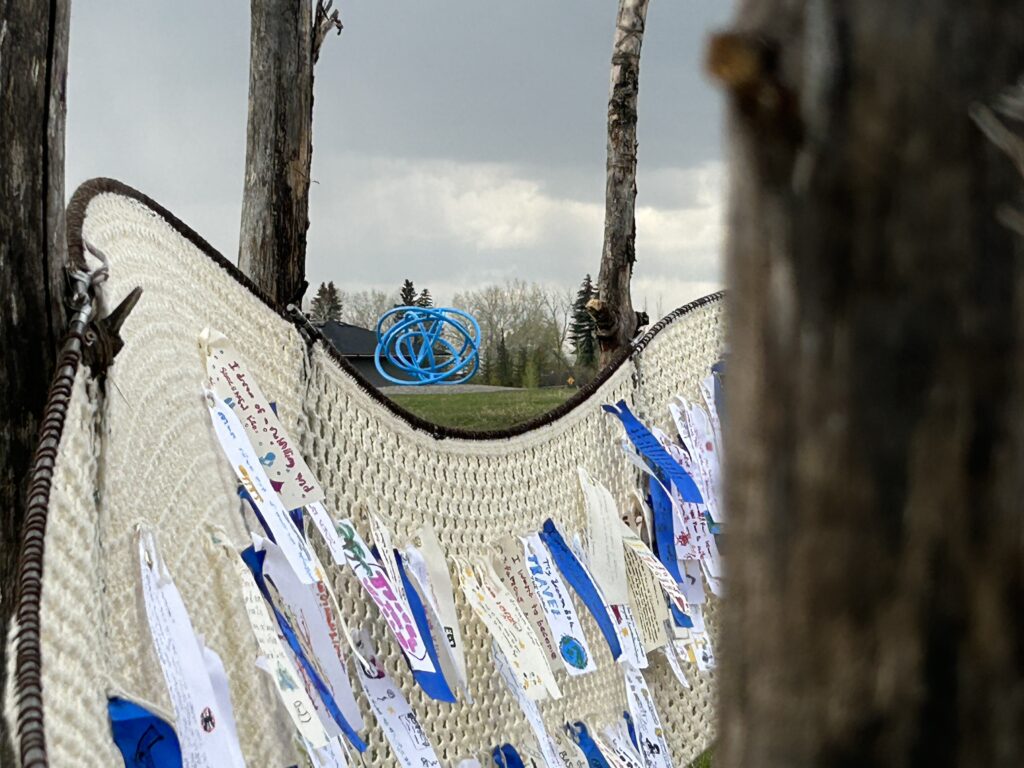View of Katie Ohe's sculpture, photo credit Sabine Lecorre-Moore