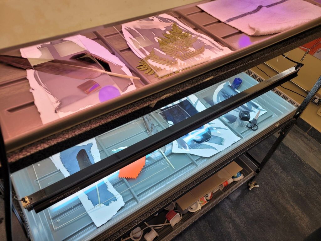 Exposition lumineuse à l'intérieur