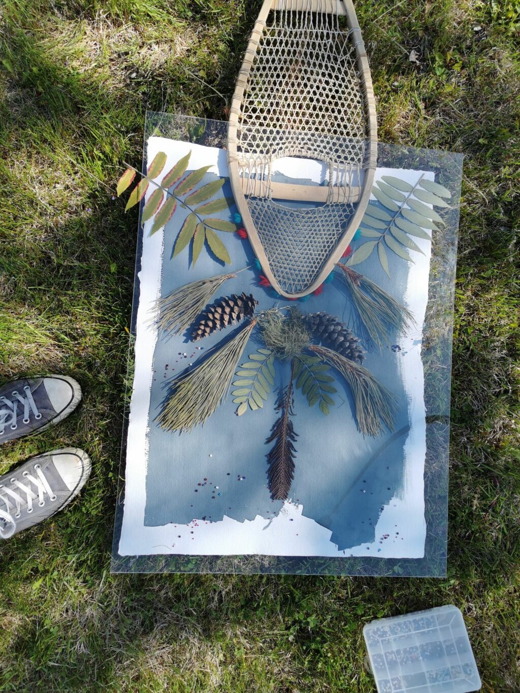 Même procédé mais en grand format