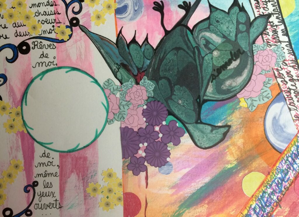 Artwork : migratory narrative of Franco-Yukon, photo credit Marie-Hélène Comeau