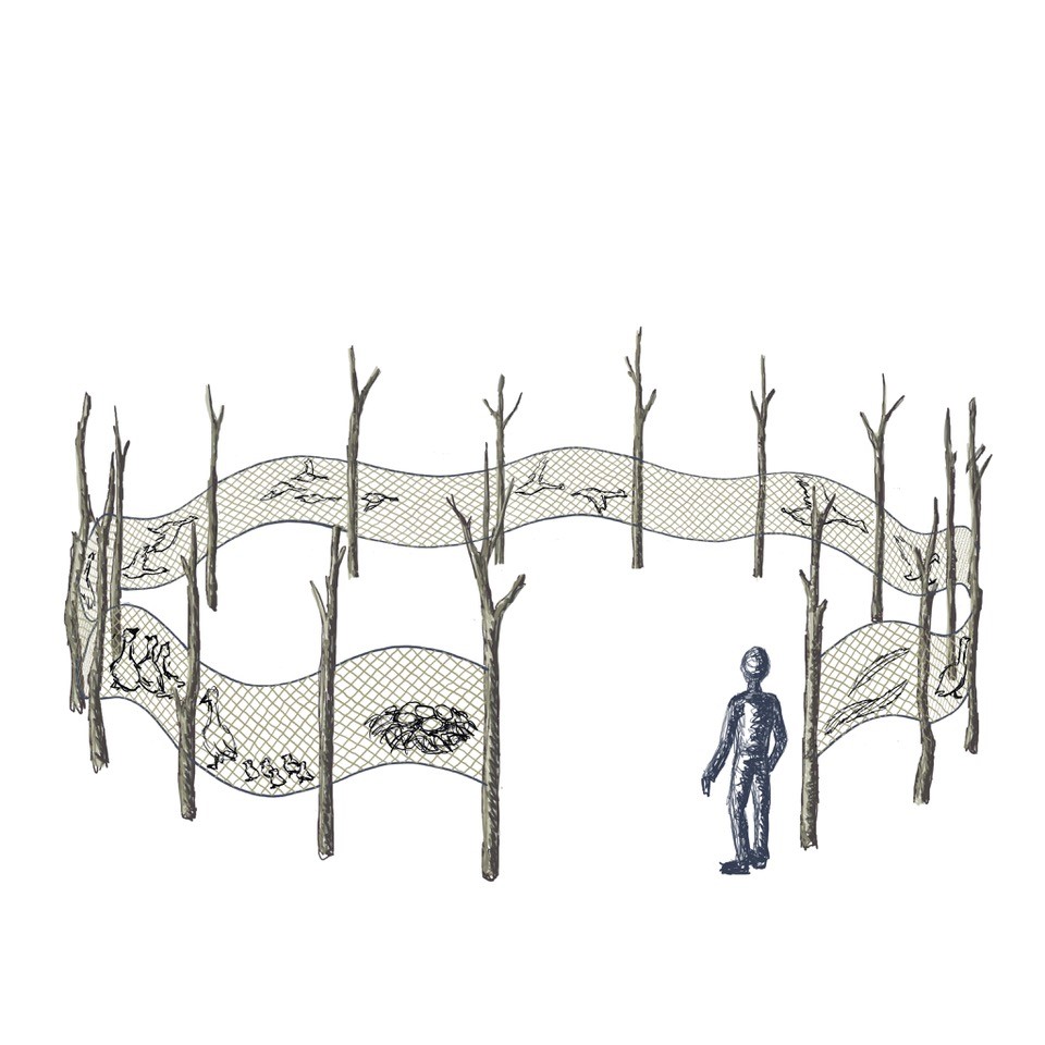 Sketch of the installation