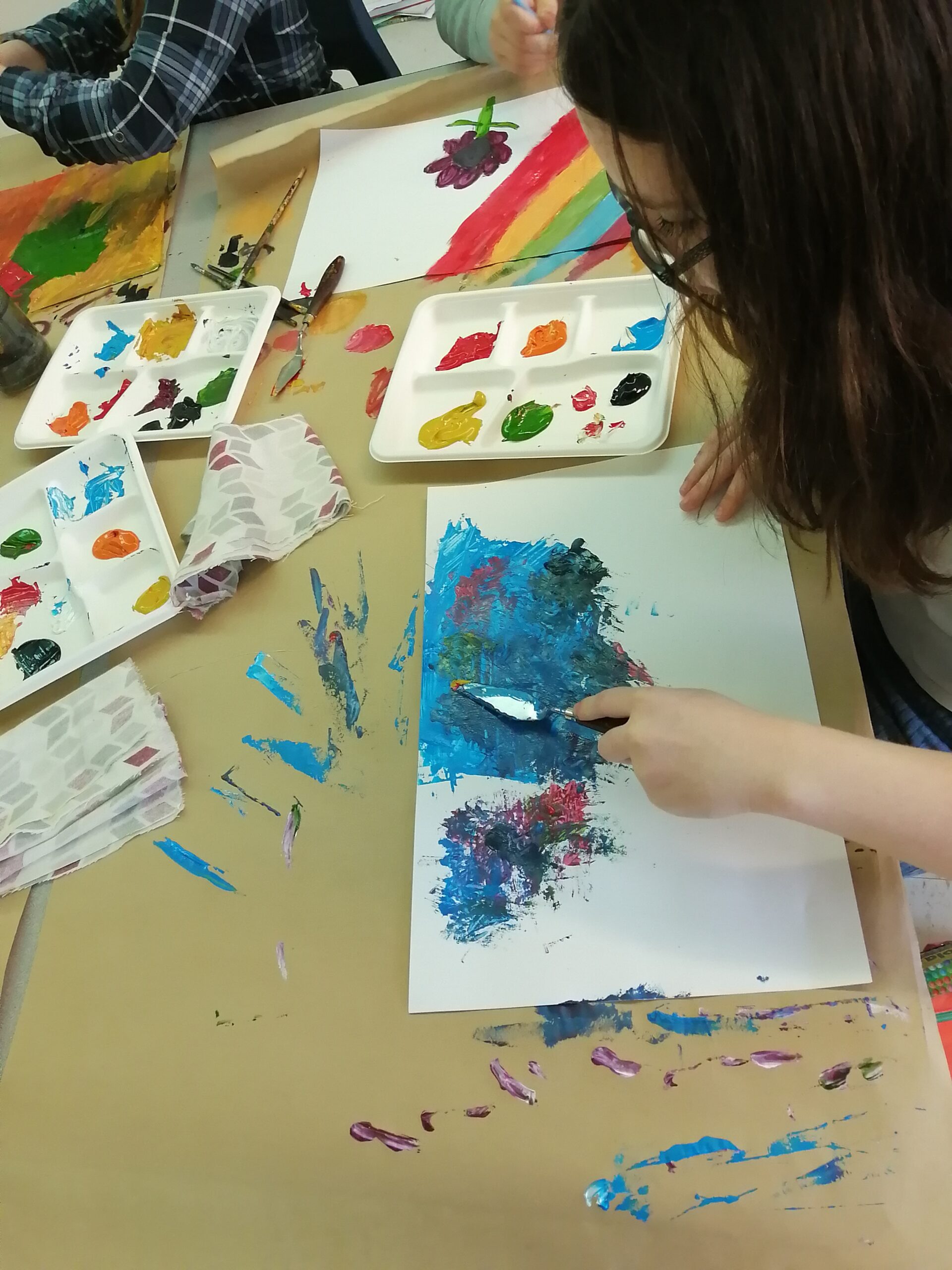 Atelier à l’école Thomas Aquinas Elementary / Workshop at Thomas Aquinas Elementary school - Crédit photo: Kassandra Simon