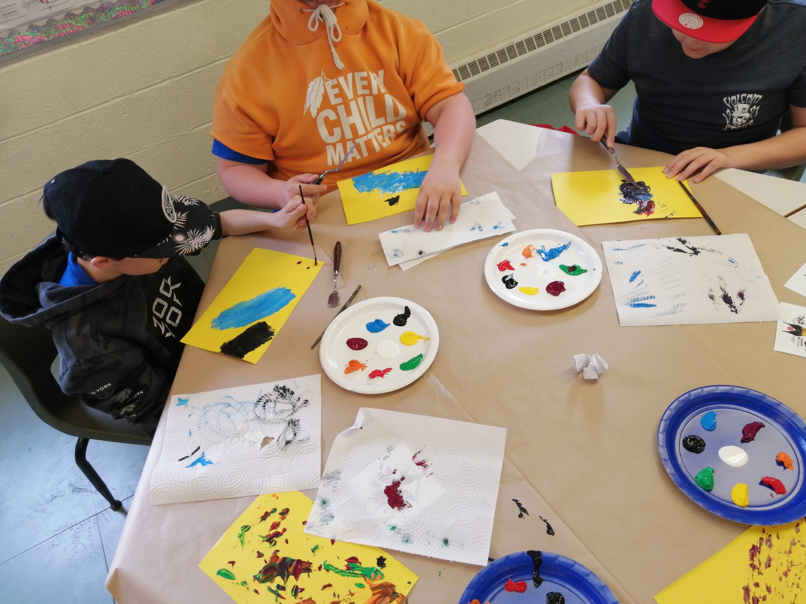 Atelier à l’école élémentaire Lourdes et à l’école Our Lady of the Cape