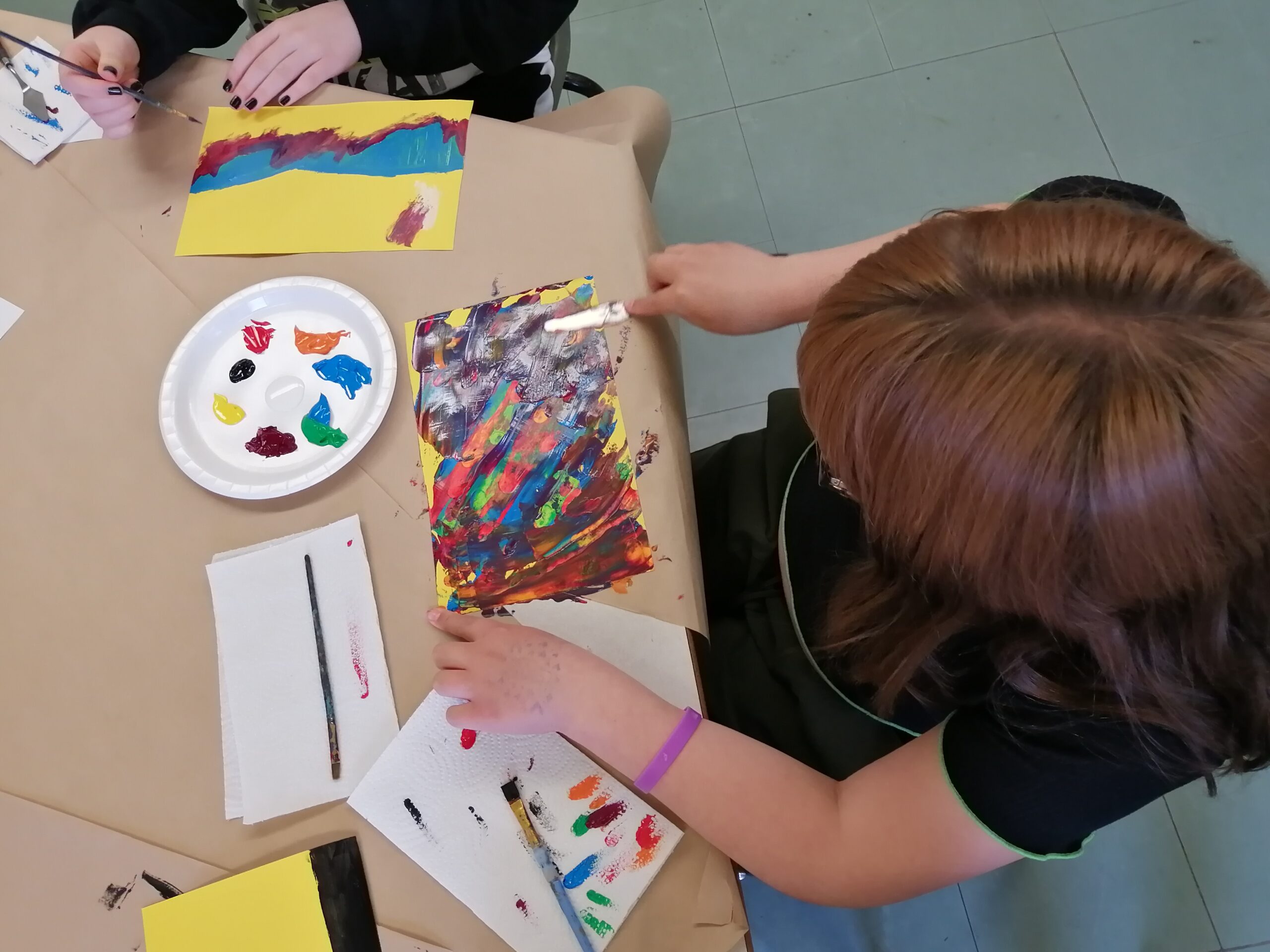 Atelier à l’école élémentaire Lourdes et à l’école Our Lady of the Cape