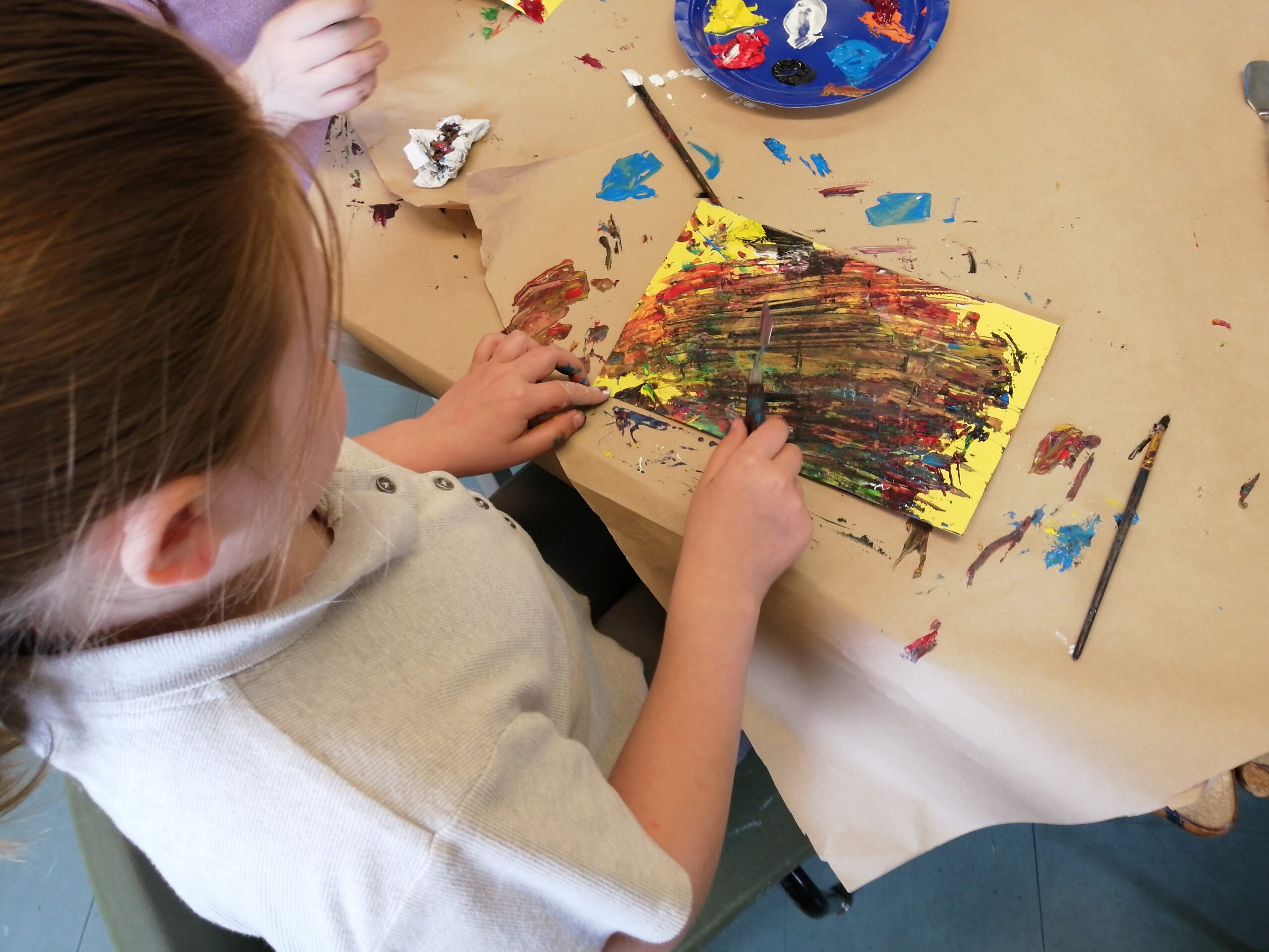 Atelier à l’école élémentaire Lourdes et à l’école Our Lady of the Cape