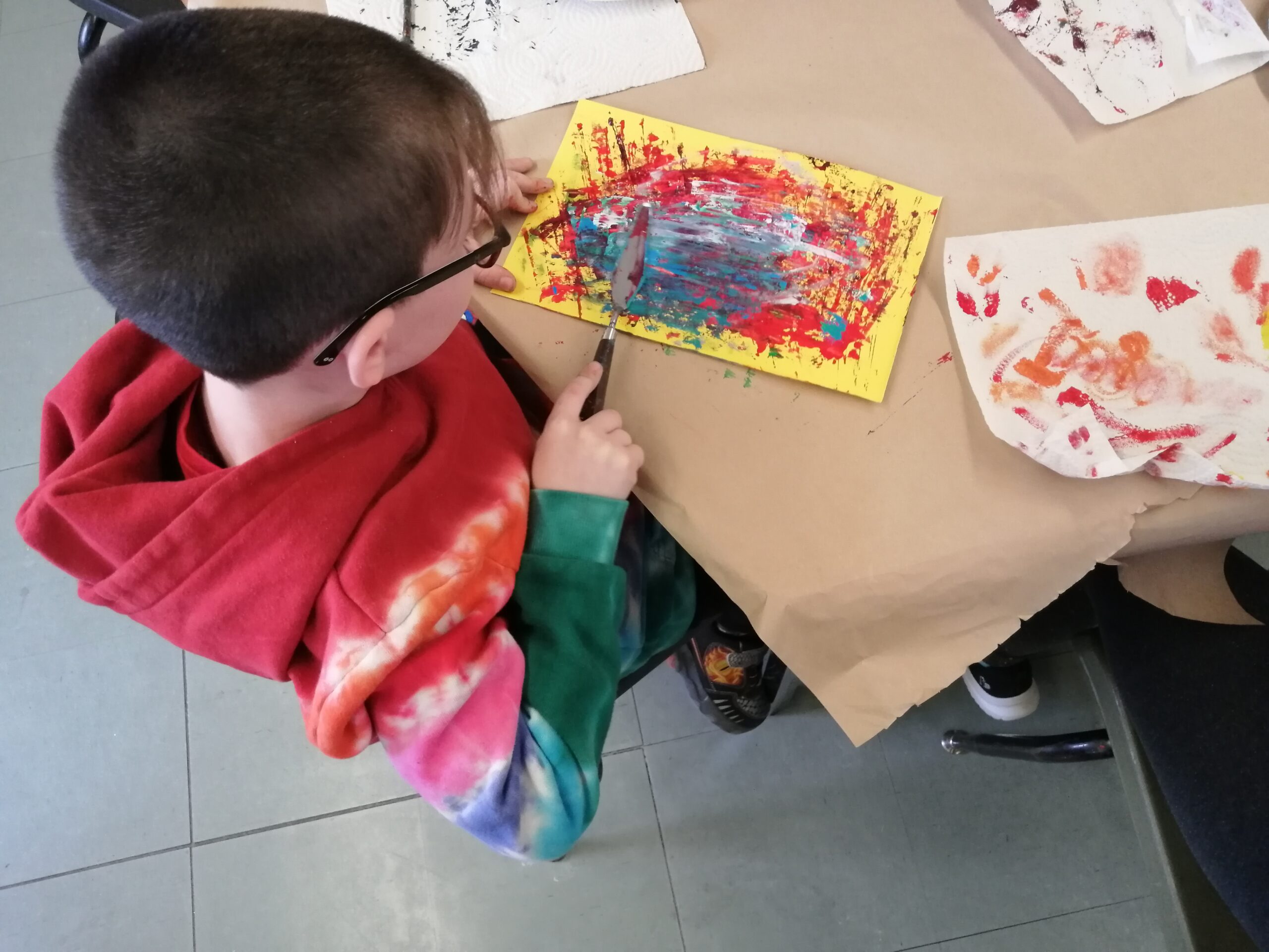 Atelier à l’école élémentaire Lourdes et à l’école Our Lady of the Cape