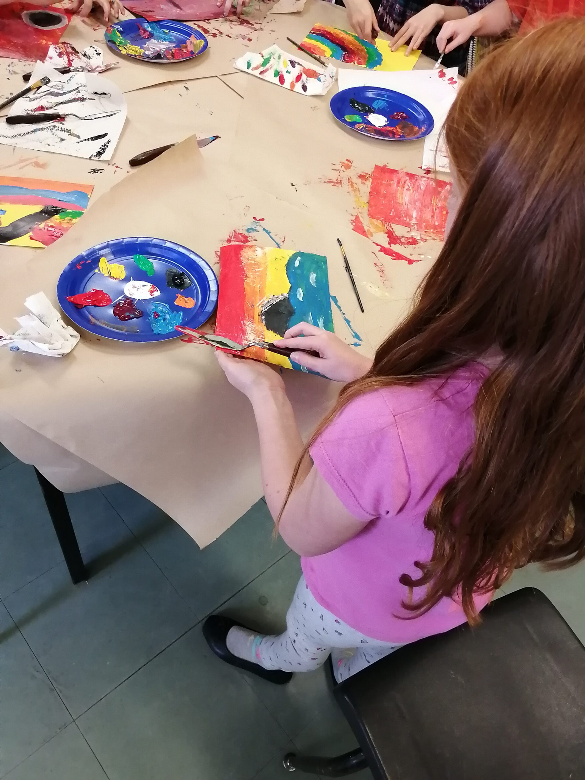 Atelier à l’école élémentaire Lourdes et à l’école Our Lady of the Cape