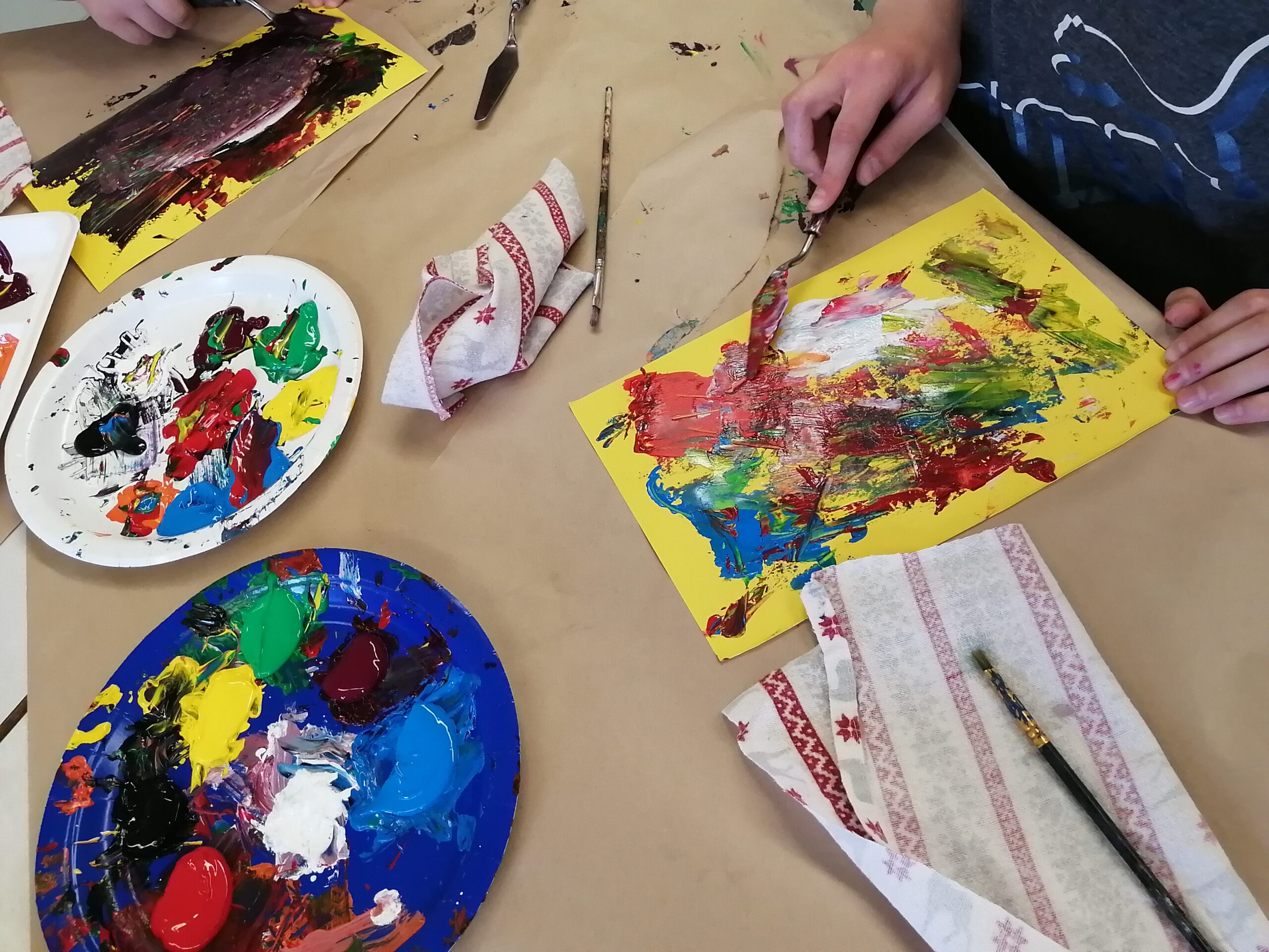 Atelier à l’école élémentaire Lourdes et à l’école Our Lady of the Cape