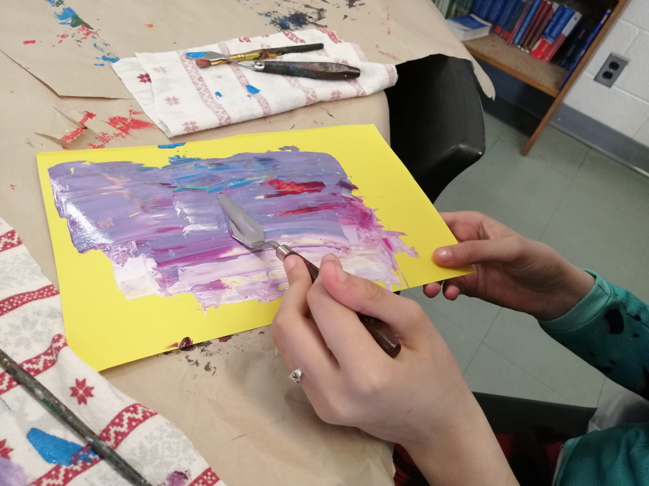 Atelier à l’école élémentaire Lourdes et à l’école Our Lady of the Cape