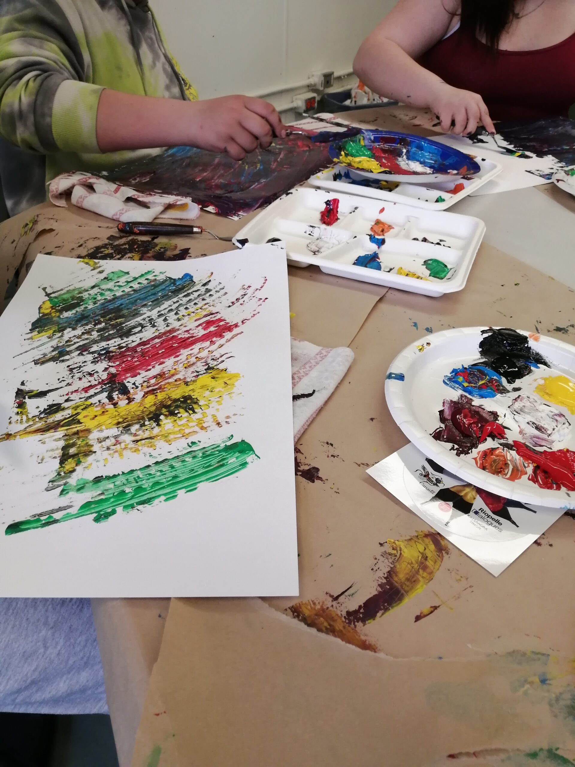 Atelier à l’école élémentaire Lourdes et à l’école Our Lady of the Cape