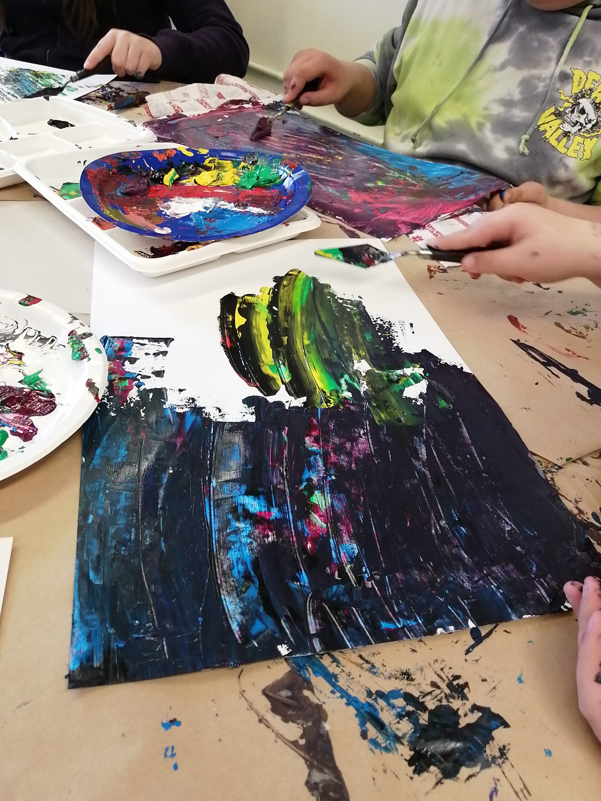 Atelier à l’école élémentaire Lourdes et à l’école Our Lady of the Cape