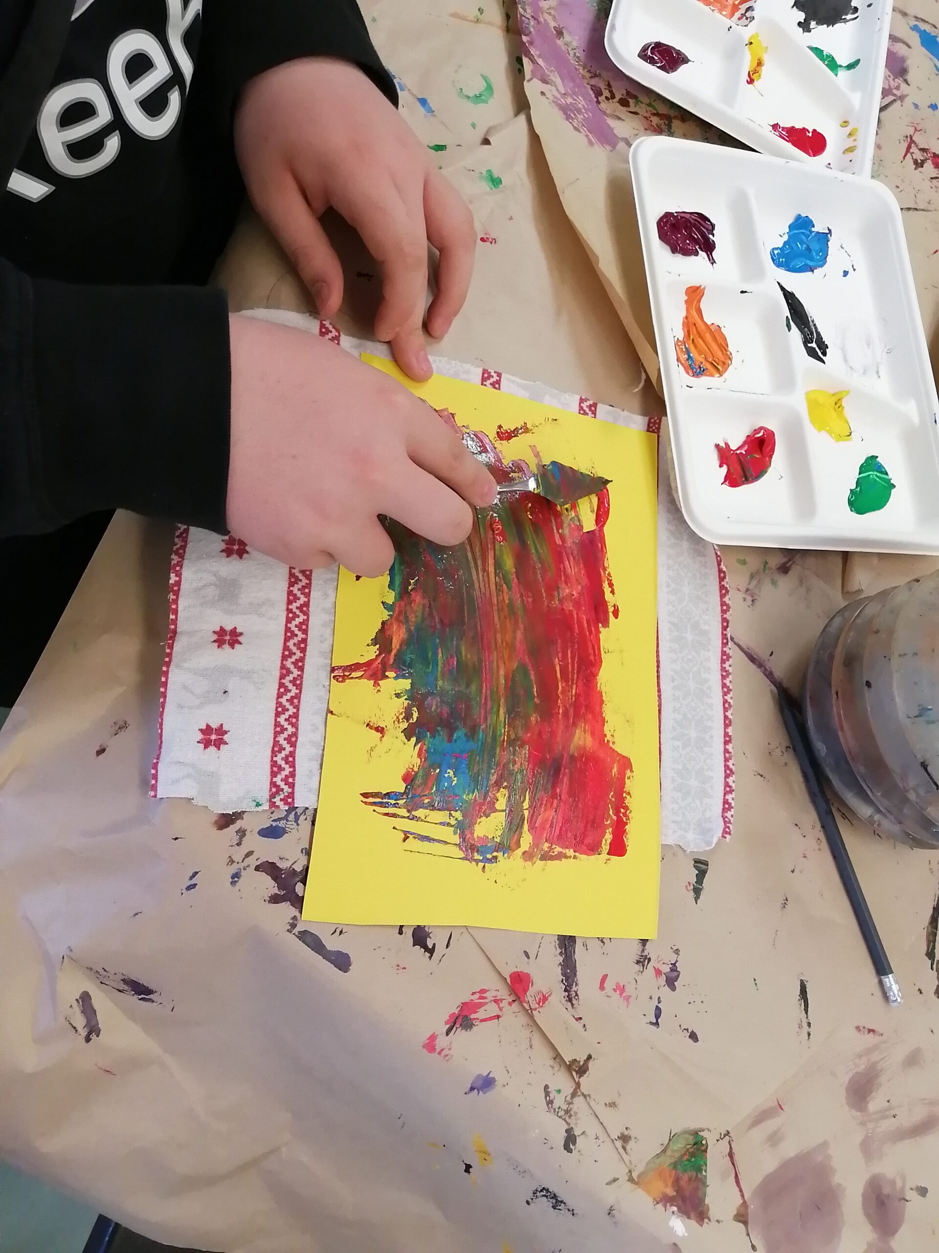 Atelier à l’école élémentaire Lourdes et à l’école Our Lady of the Cape