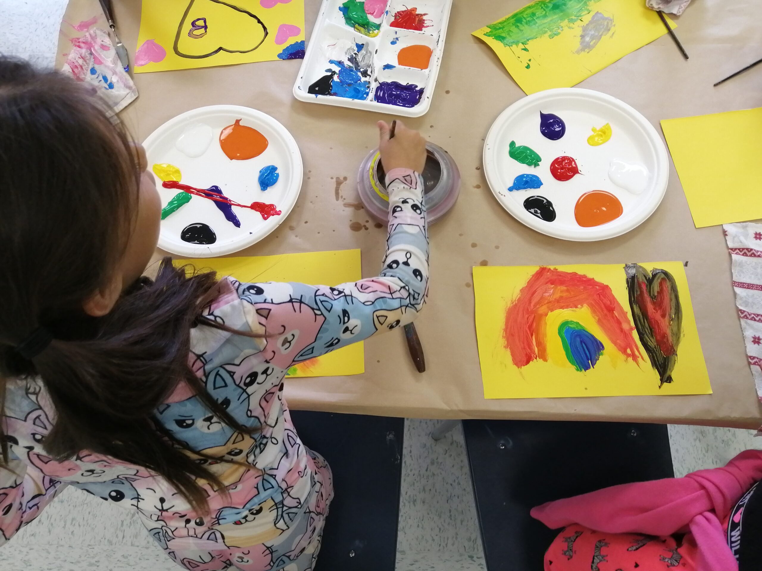 Atelier à l’école élémentaire Lourdes et à l’école Our Lady of the Cape