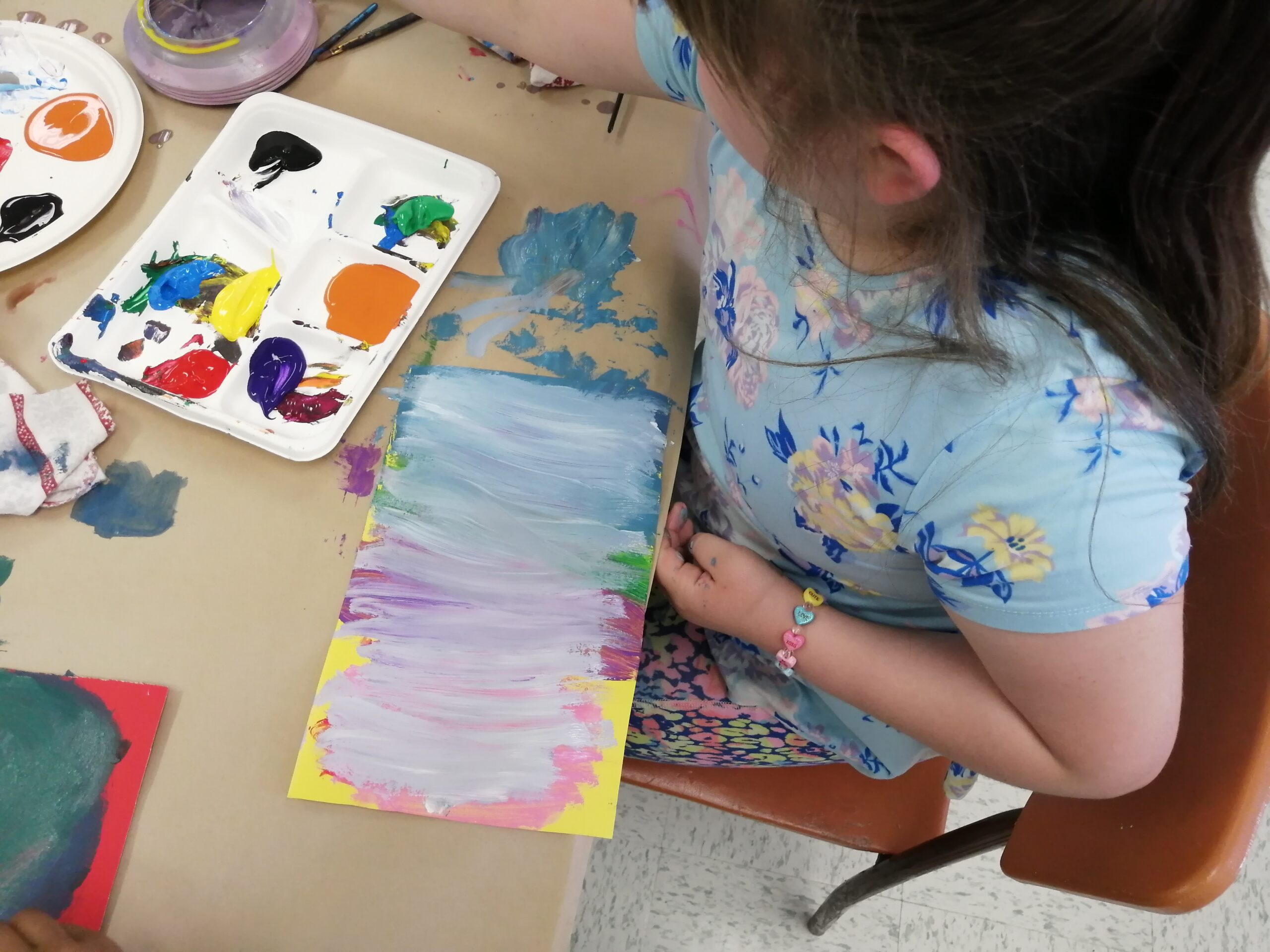 Atelier à l’école élémentaire Lourdes et à l’école Our Lady of the Cape
