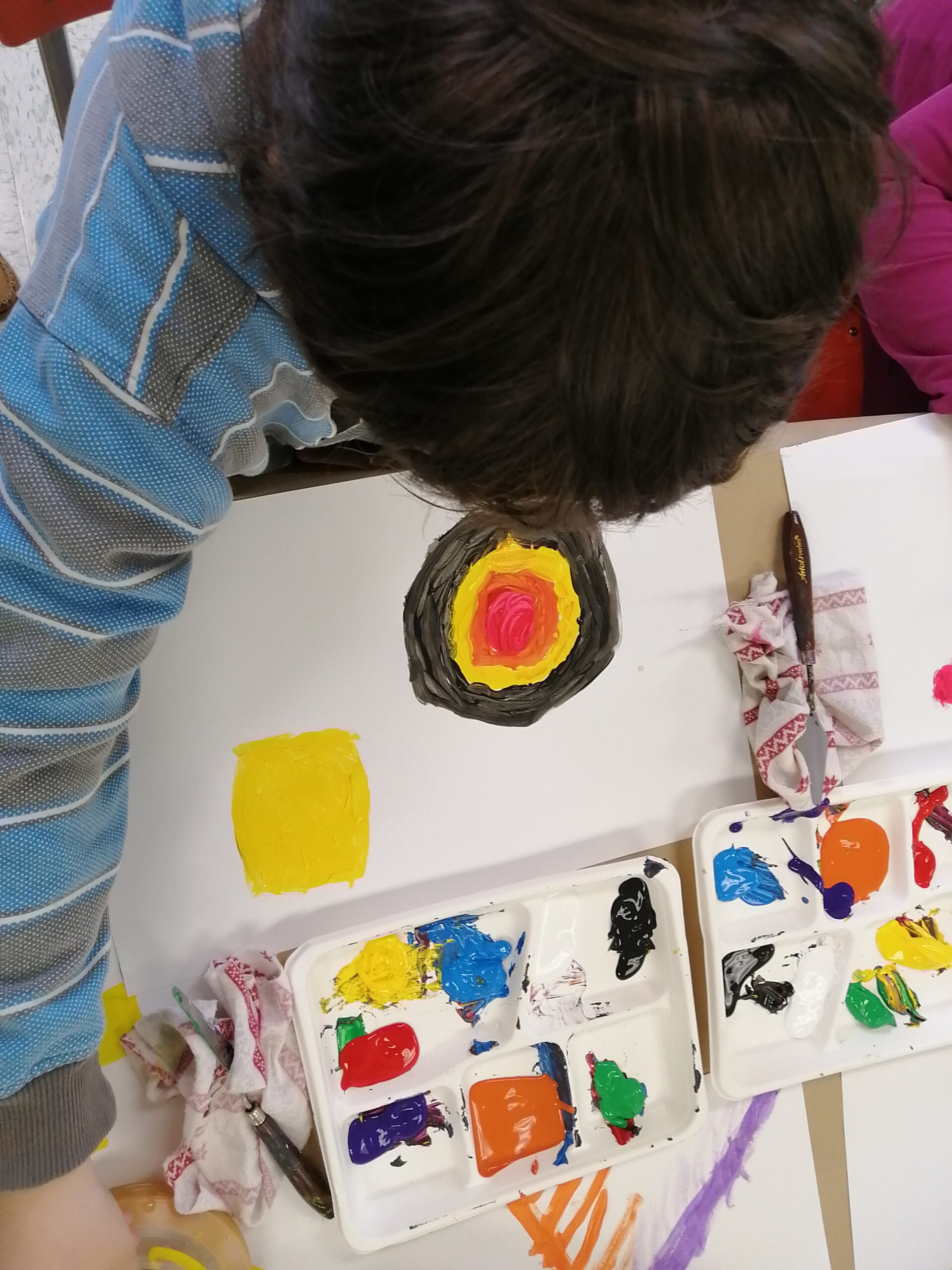 Atelier à l’école élémentaire Lourdes et à l’école Our Lady of the Cape