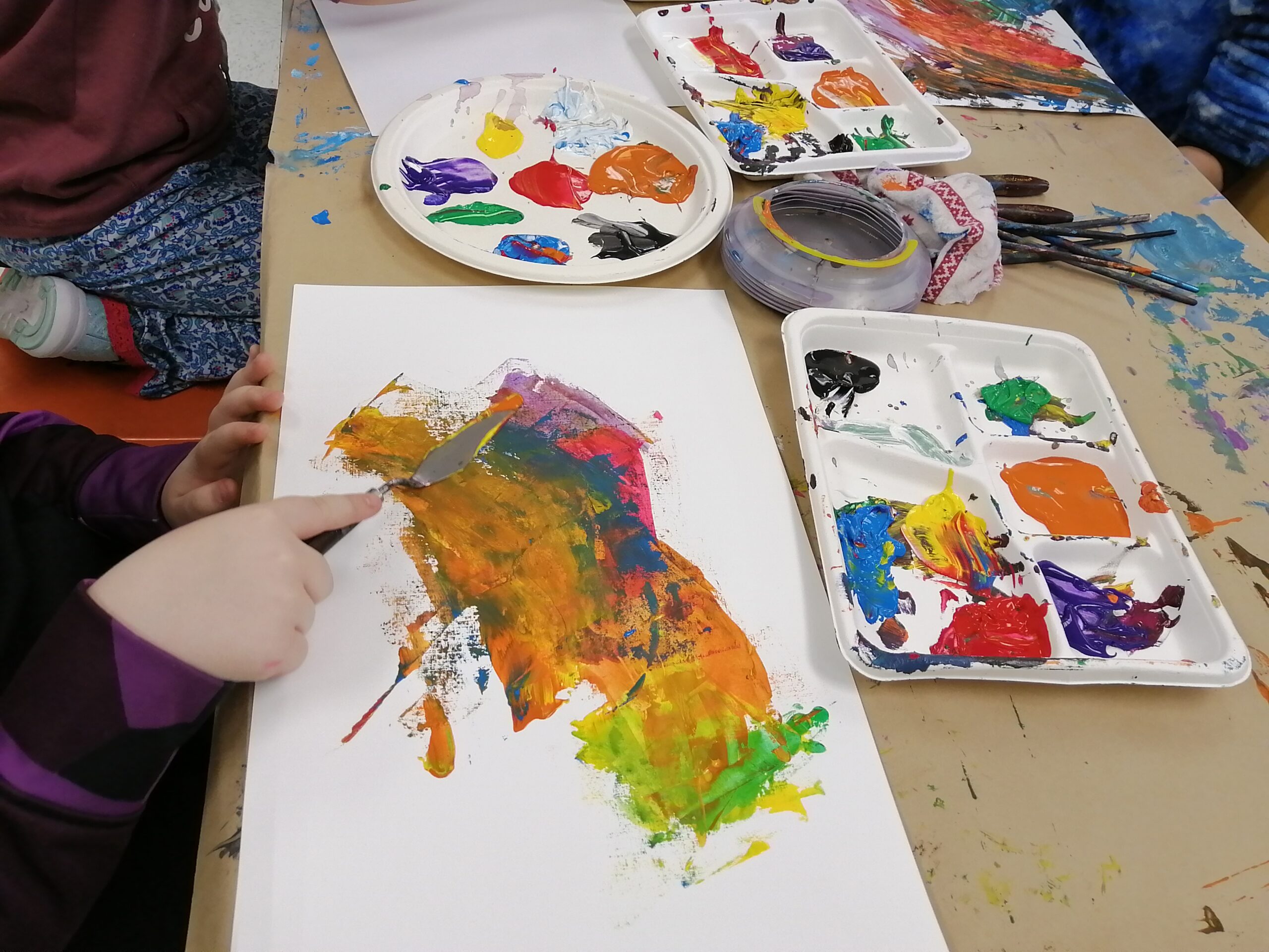 Atelier à l’école élémentaire Lourdes et à l’école Our Lady of the Cape