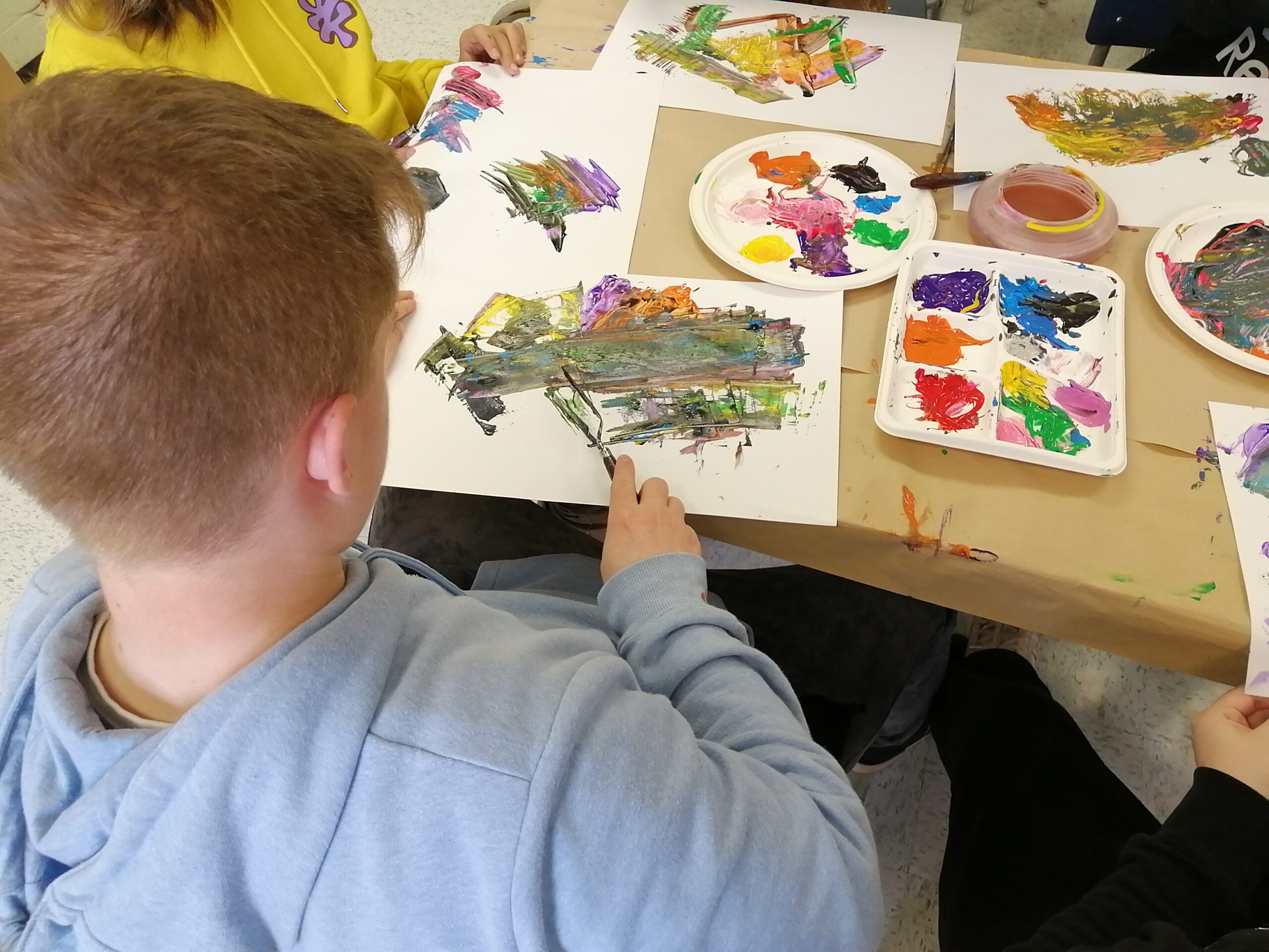 Atelier à l’école élémentaire Lourdes et à l’école Our Lady of the Cape