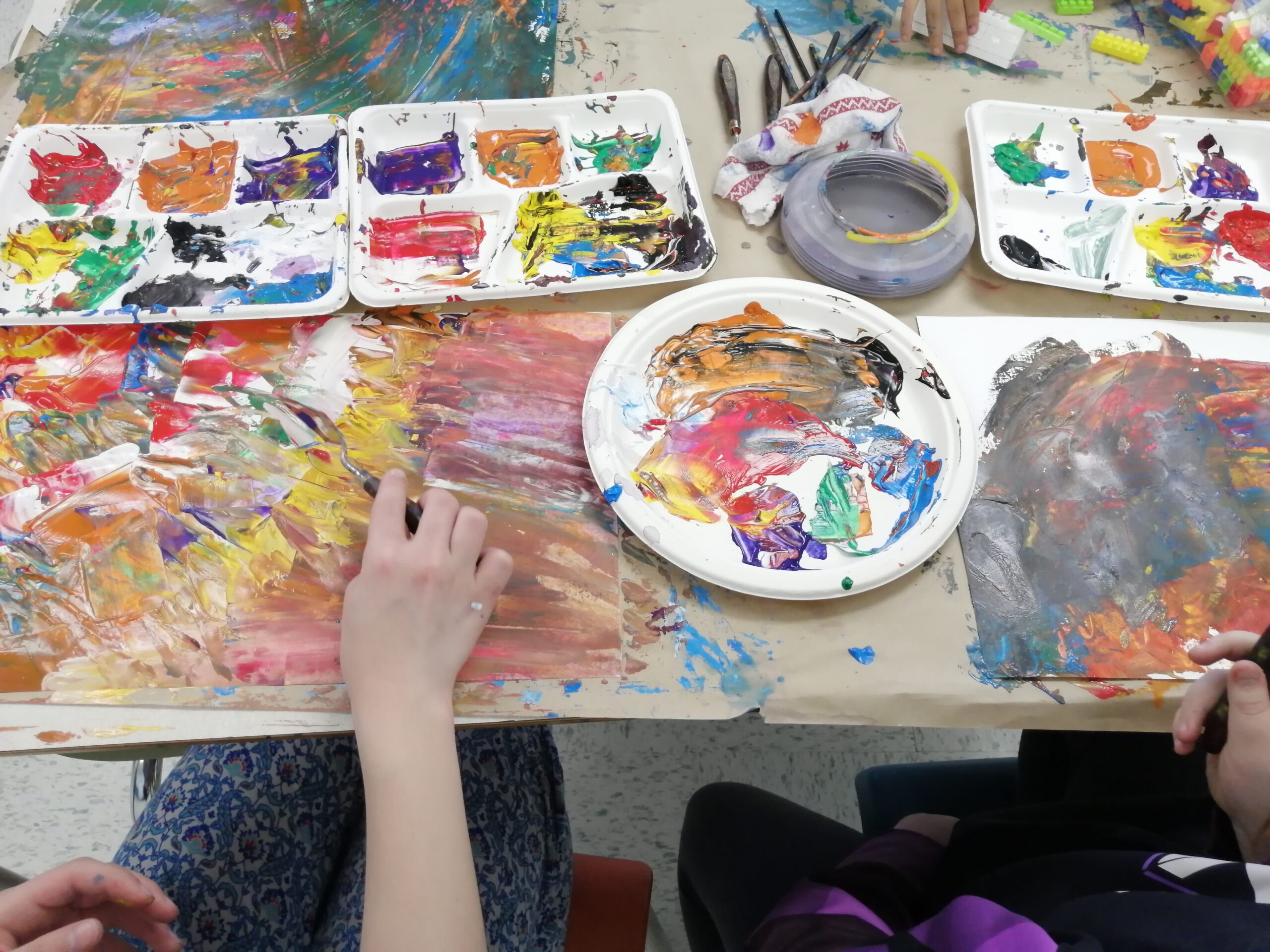 Atelier à l’école élémentaire Lourdes et à l’école Our Lady of the Cape