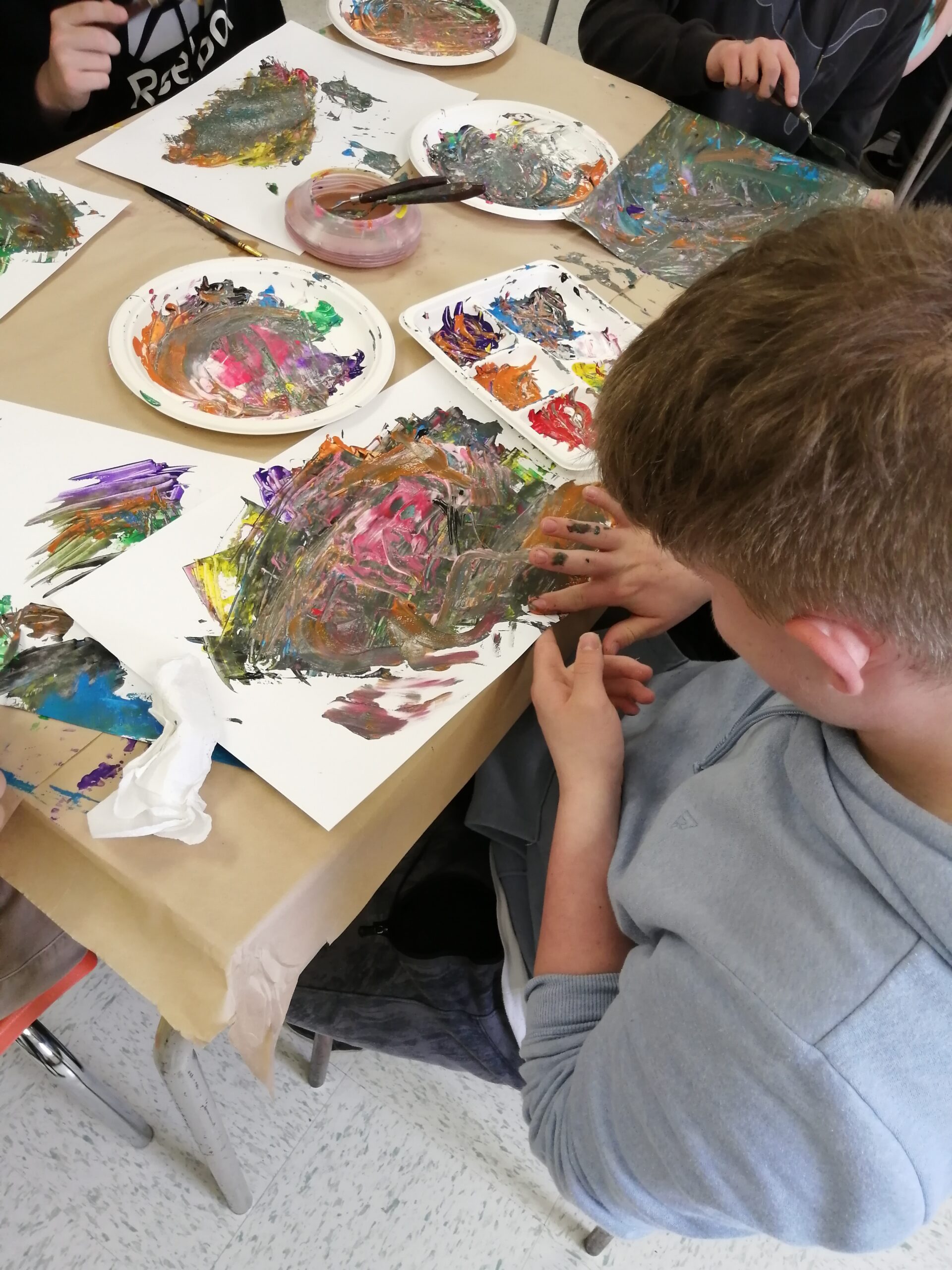 Atelier à l’école élémentaire Lourdes et à l’école Our Lady of the Cape