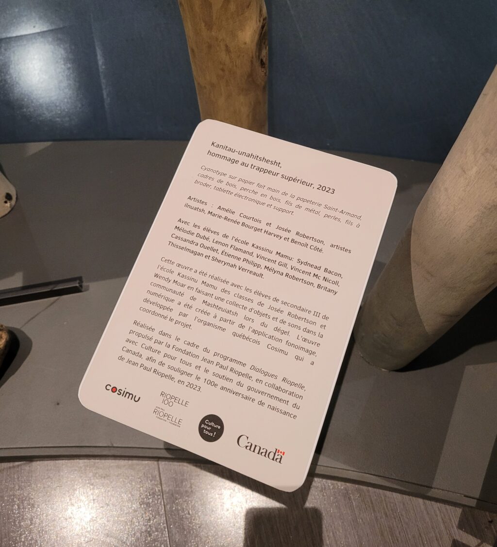 Photo credit: Amélie Courtois and Benoît Côté