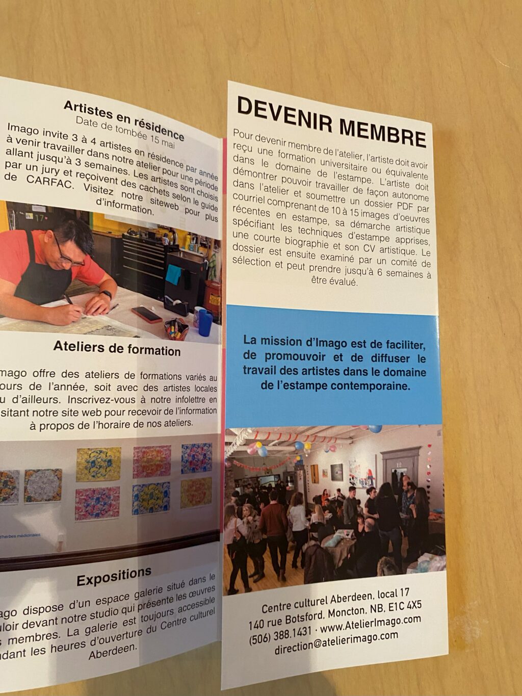 Workshop with artist Rotchild Choisy at Académie Ste-Famille on June 6.