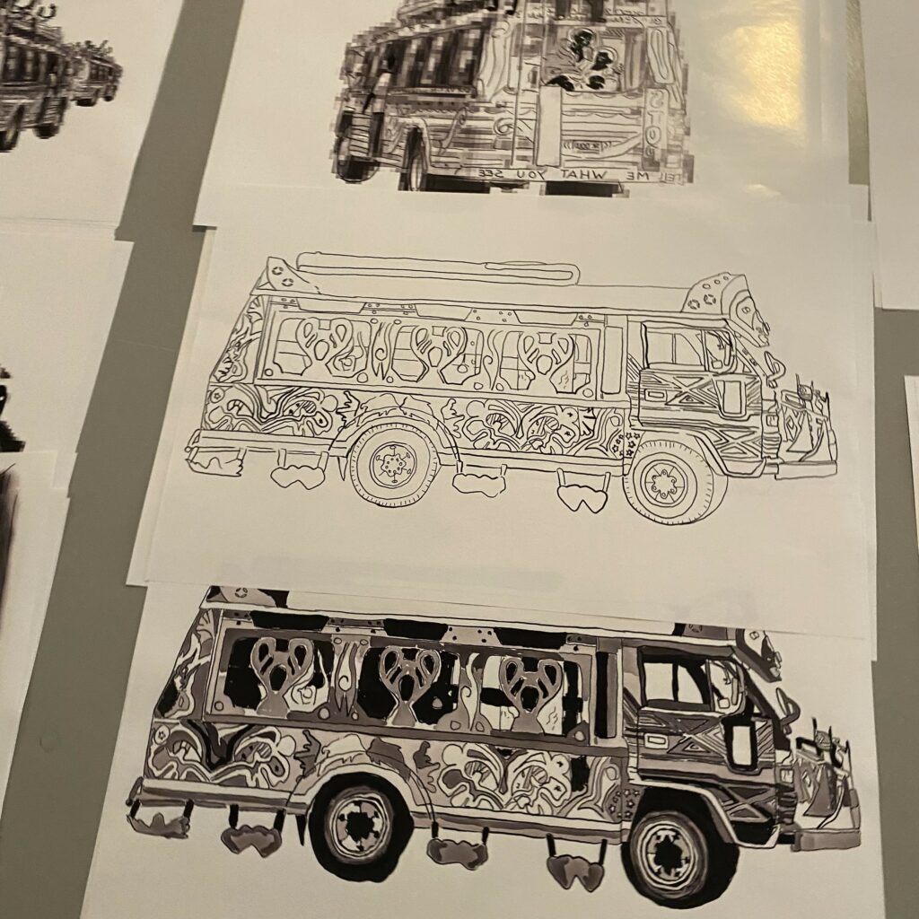 Workshop with artist Rotchild Choisy at Académie Ste-Famille on June 6.