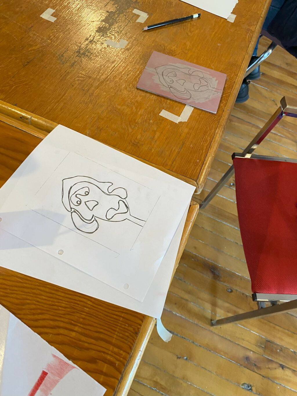 Workshop with artist Rotchild Choisy at Académie Ste-Famille on June 6.