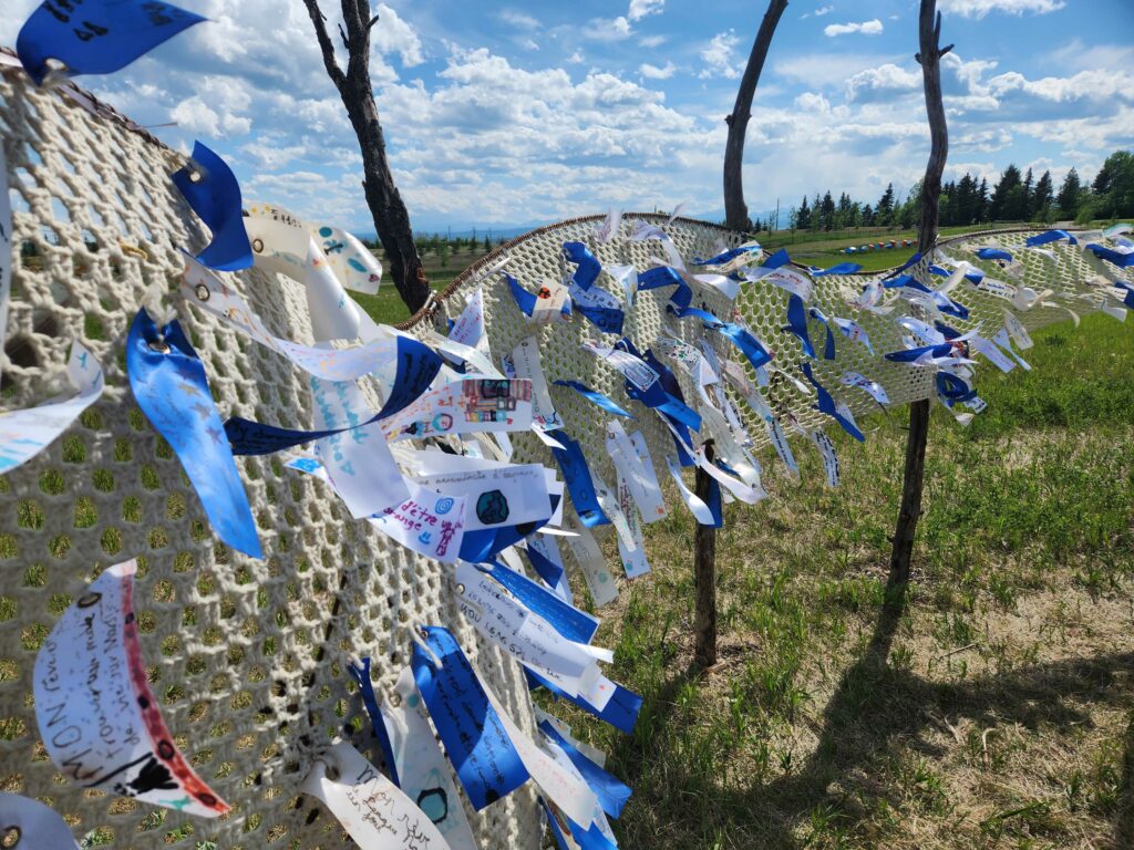 Thousands of dreams fly in the wind. Photo credit : Michel Vallée